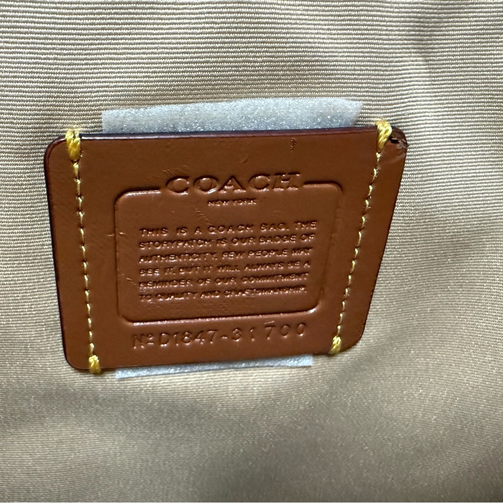 Coach Market Tote in Signature Rose Print Bag - Picture 10 of 11